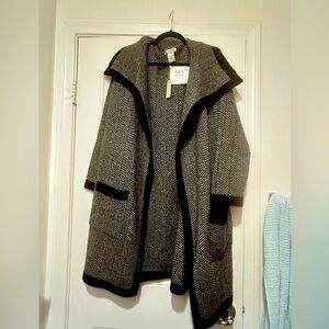 Max Studio Herringbone Cardigan